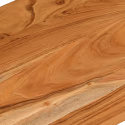 vidaXL Desk Top Replacement Dining Table Top Rectangular Solid Wood Acacia - 80 x 50 x 2.5 cm - Additional view 5