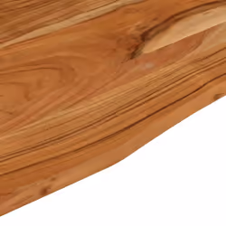 vidaXL Desk Top Replacement Dining Table Top Rectangular Solid Wood Acacia - 80 x 50 x 2.5 cm - Additional view 6