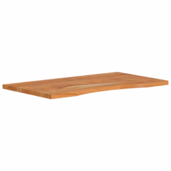 vidaXL Desk Top Replacement Dining Table Top Rectangular Solid Wood Acacia - 90 x 50 x 2.5 cm - Additional view 2