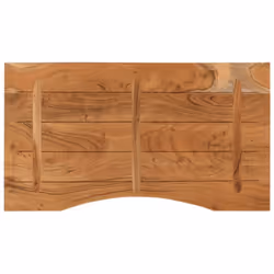 vidaXL Desk Top Replacement Dining Table Top Rectangular Solid Wood Acacia - 100 x 50 x 2.5 cm - Additional view 4