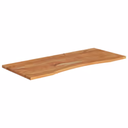 vidaXL Desk Top Replacement Dining Table Top Rectangular Solid Wood Acacia - 120 x 50 x 2.5 cm - Additional view 2