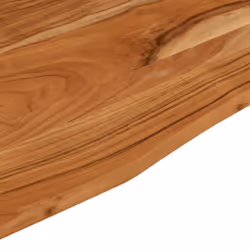 vidaXL Desk Top Replacement Dining Table Top Rectangular Solid Wood Acacia - 120 x 50 x 2.5 cm - Additional view 6
