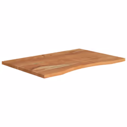 vidaXL Desk Top Replacement Dining Table Top Rectangular Solid Wood Acacia - 80 x 60 x 2.5 cm - Additional view 2