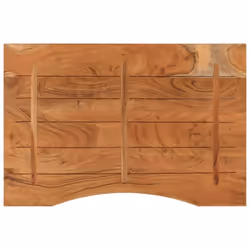vidaXL Desk Top Replacement Dining Table Top Rectangular Solid Wood Acacia - 90 x 60 x 2.5 cm - Additional view 4