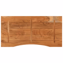 vidaXL Desk Top Replacement Dining Table Top Rectangular Solid Wood Acacia - 110 x 60 x 2.5 cm - Additional view 4