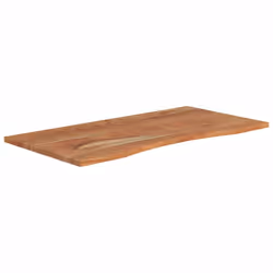 vidaXL Desk Top Replacement Dining Table Top Rectangular Solid Wood Acacia - 120 x 60 x 2.5 cm - Additional view 2