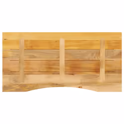vidaXL Desk Top Replacement Dining Table Top Rectangular Solid Wood Acacia - 110 x 50 x 2.5 cm - Additional view 4