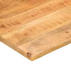 vidaXL Desk Top Replacement Dining Table Top Rectangular Solid Wood Acacia - 110 x 60 x 2.5 cm - Additional view 5