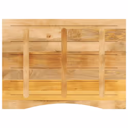 vidaXL Desk Top Replacement Dining Table Top Rectangular Solid Wood Acacia - 100 x 80 x 2.5 cm - Additional view 4