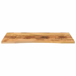vidaXL Desk Top with Curve Replacement Dining Table Top Solid Wood Rough Mango