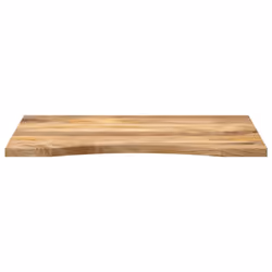vidaXL Desk Top with Curve Replacement Dining Table Top Solid Wood Rough Mango