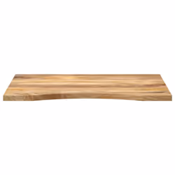 vidaXL Desk Top with Curve Replacement Dining Table Top Solid Wood Rough Mango