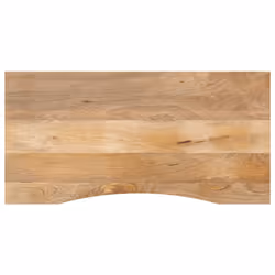vidaXL Desk Top with Curve Replacement Dining Table Top Solid Wood Rough Mango