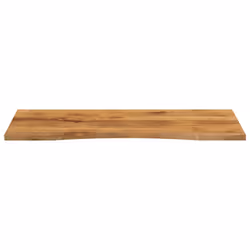 vidaXL Desk Top with Curve Replacement Dining Table Top Solid Wood Rough Mango