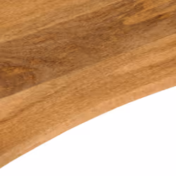vidaXL Desk Top with Curve Replacement Dining Table Top Solid Wood Rough Mango - Additional view 6