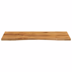 vidaXL Desk Top with Curve Replacement Dining Table Top Solid Wood Rough Mango