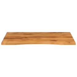 vidaXL Desk Top with Curve Replacement Dining Table Top Solid Wood Rough Mango - Additional view 2
