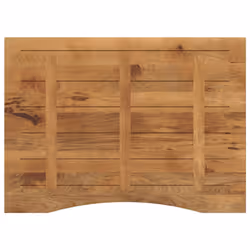 vidaXL Desk Top with Curve Replacement Dining Table Top Solid Wood Rough Mango - Additional view 4