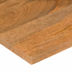 vidaXL Desk Top with Curve Replacement Dining Table Top Solid Wood Rough Mango - Additional view 5