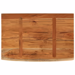 vidaXL Wall Shelf Floating Shelf Rack Rectangular Solid Wood Acacia Live Edge - Additional view 4