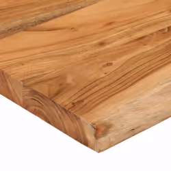 vidaXL Wall Shelf Floating Shelf Rack Rectangular Solid Wood Acacia Live Edge - Additional view 6