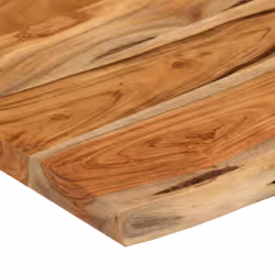 vidaXL Wall Shelf Floating Shelf Rack Rectangular Solid Wood Acacia Live Edge - Additional view 6