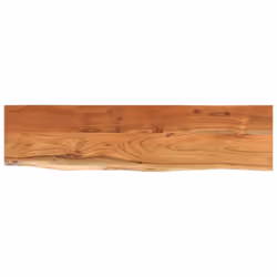 vidaXL Wall Shelf Floating Shelf Rack Rectangular Solid Wood Acacia Live Edge