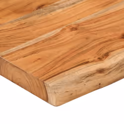 vidaXL Wall Shelf Floating Shelf Rack Rectangular Solid Wood Acacia Live Edge - Additional view 6