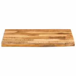 vidaXL Table Top Replacement Dining Table Top Live Edge Solid Wood Rough Mango
