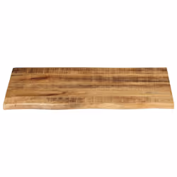 vidaXL Table Top Replacement Dining Table Top Live Edge Solid Wood Rough Mango