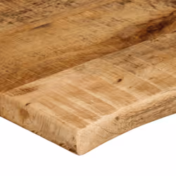 vidaXL Table Top Replacement Dining Table Top Live Edge Solid Wood Rough Mango - Additional view 6