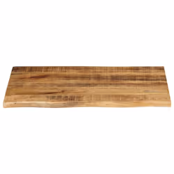 vidaXL Table Top Replacement Dining Table Top Live Edge Solid Wood Rough Mango