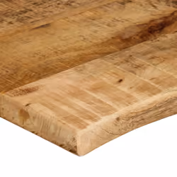 vidaXL Table Top Replacement Dining Table Top Live Edge Solid Wood Rough Mango - Additional view 5