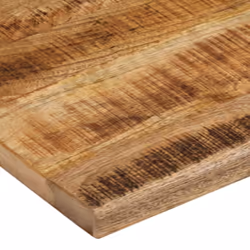 vidaXL Table Top Replacement Dining Table Top Live Edge Solid Wood Rough Mango - Additional view 5
