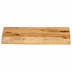 vidaXL Table Top Replacement Dining Table Top Live Edge Solid Wood Rough Mango