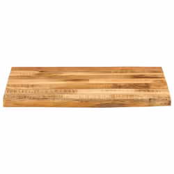 vidaXL Table Top Replacement Dining Table Top Live Edge Solid Wood Rough Mango