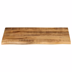 vidaXL Table Top Replacement Dining Table Top Live Edge Solid Wood Rough Mango