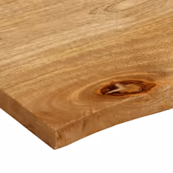 vidaXL Table Top Live Edge Replacement Board Dining Table Top Solid Wood Mango - Additional view 6
