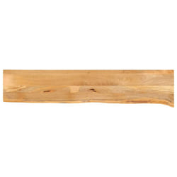 vidaXL Table Top Live Edge Replacement Board Dining Table Top Solid Wood Mango