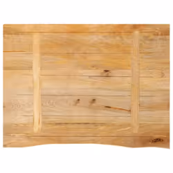 vidaXL Table Top Live Edge Replacement Board Dining Table Top Solid Wood Mango - Additional view 4