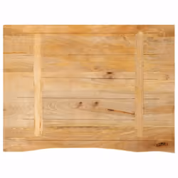 vidaXL Table Top Live Edge Replacement Board Dining Table Top Solid Wood Mango - Additional view 4