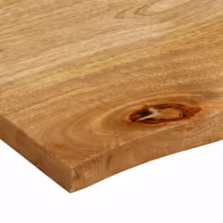vidaXL Table Top Live Edge Replacement Board Dining Table Top Solid Wood Mango - Additional view 5