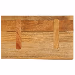 vidaXL Table Top Live Edge Replacement Board Dining Table Top Solid Wood Mango - Additional view 4