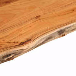 vidaXL Table Top Replacement Board Desktop Accessory Solid Wood Live Edge - 40 x 40 x 2.5 cm - Additional view 7