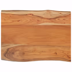 vidaXL Table Top Replacement Table Top RectangularÂ Solid Wood Acacia Live Edge