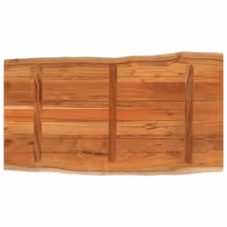 vidaXL Table Top Replacement Table Top RectangularÃÂ Solid Wood Acacia Live Edge - Additional view 4