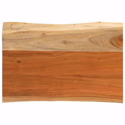 vidaXL Table Top Replacement Table Top RectangularÂ Solid Wood Acacia Live Edge
