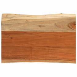 vidaXL Table Top Replacement Table Top RectangularÂ Solid Wood Acacia Live Edge