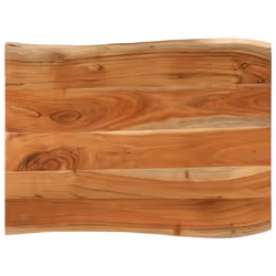 vidaXL Table Top Replacement Table Top Rectangular Solid Wood Acacia Live Edge