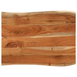 vidaXL Table Top Replacement Table Top RectangularÂ Solid Wood Acacia Live Edge